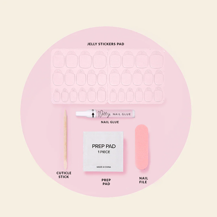 Mitty Press On Nails - Bow Bow