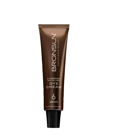 Bronsun Eyelash & Eyebrow Dye Cream - Brown #6