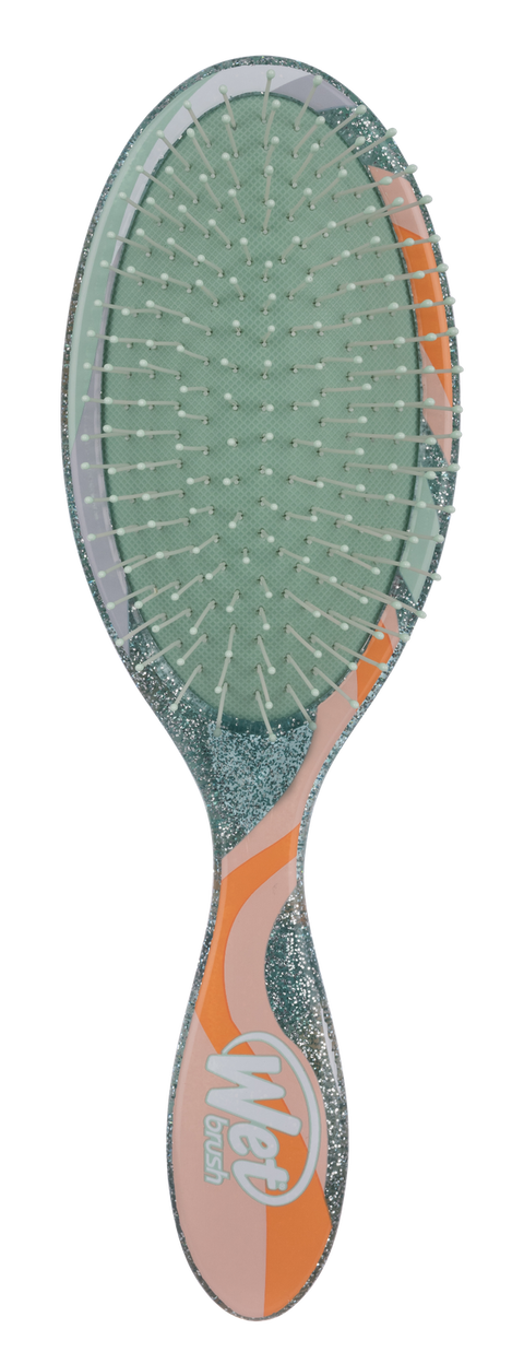 Wet Brush Original Detangler Glitter Vortex - Teal
