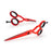 Kiepe Regular 5.5" Scissors And Thinning Scissors - Red Passion