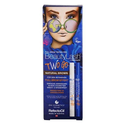 BeautyLash Two Go Full Brow Tinting Pen - Natural Brown
