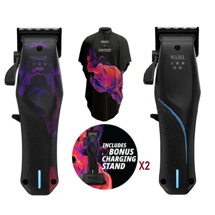 Wahl Professional 5 Star Vapor Cordless Clipper & Original Vapor Duo- Limited Edition