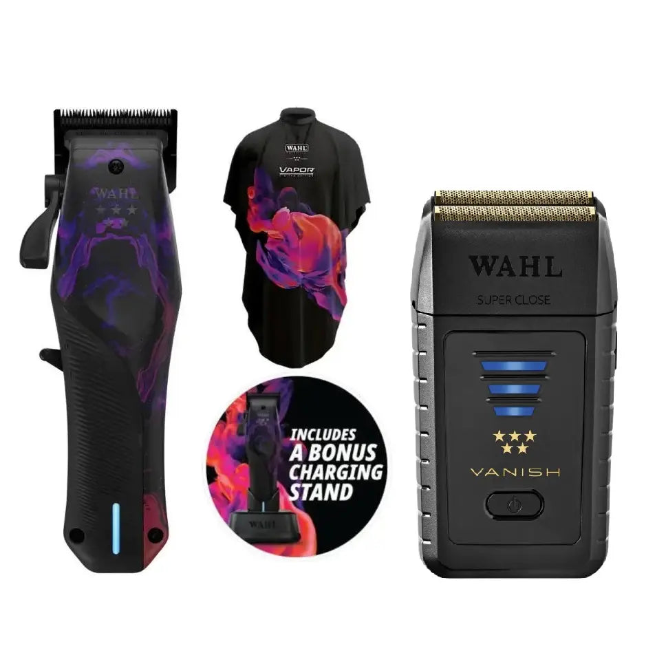Wahl Professional 5 Star Vapor Cordless Clipper & Vanish Shaver Duo - Limited Edition