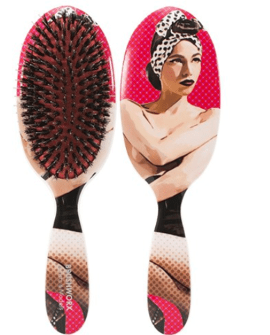 Brushworx Artists and Models Oval Cushion Hair Brush - Miss Be Bop