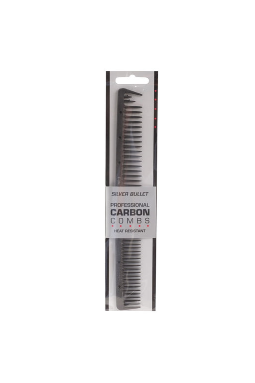Silver Bullet Professional Carbon Wide Teeth Cutting Hair Comb
