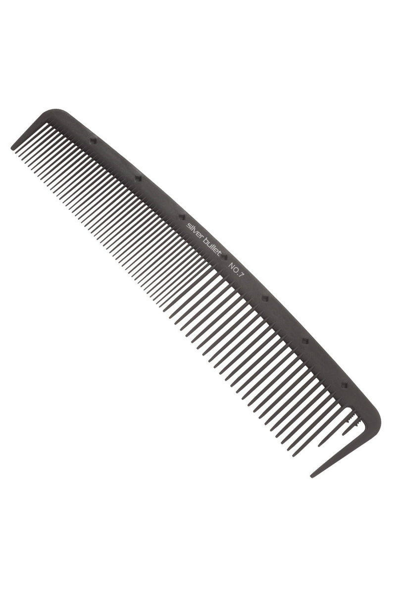 Silver Bullet Professional Carbon Cutting Hair Comb No. 7