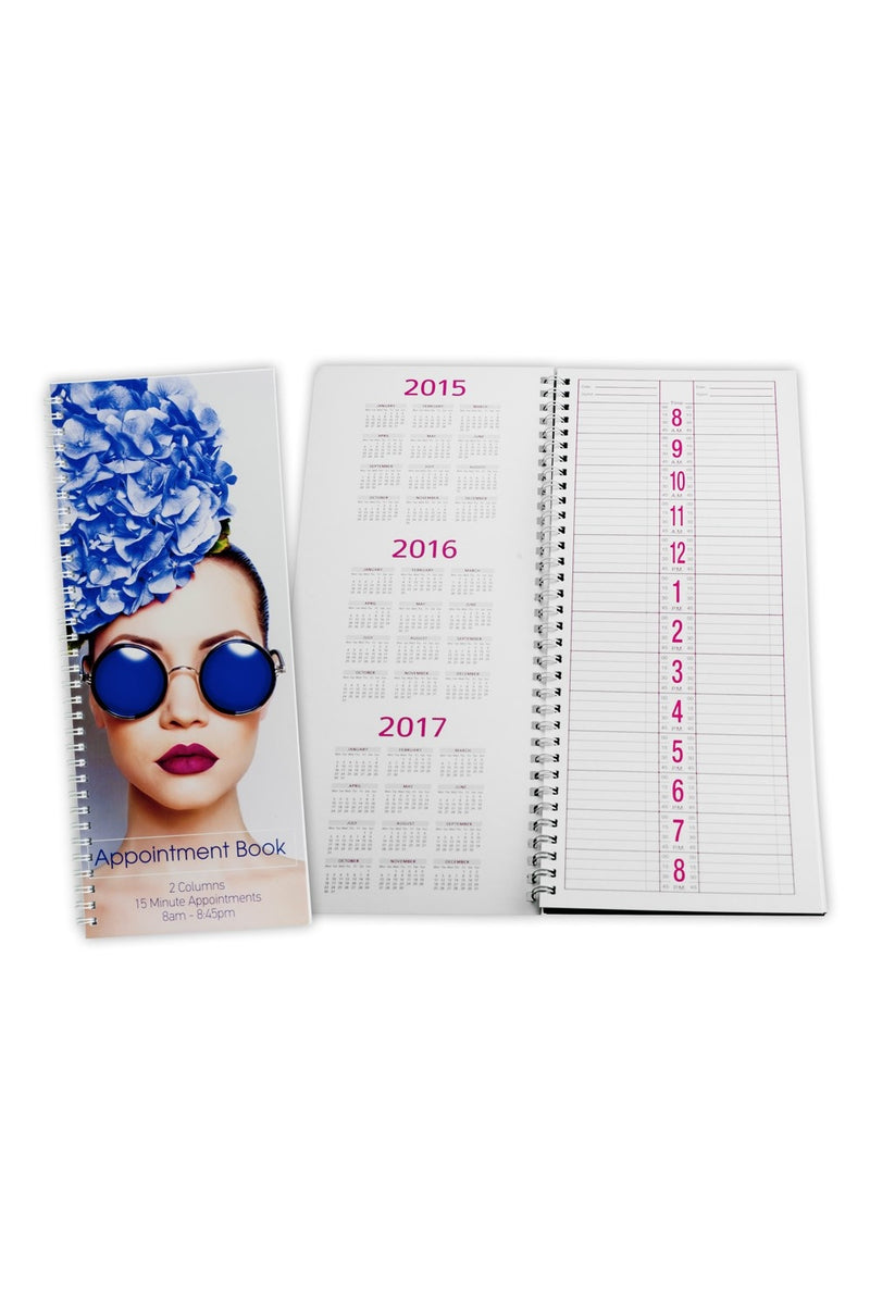 Professional 2 Column Appointment Book