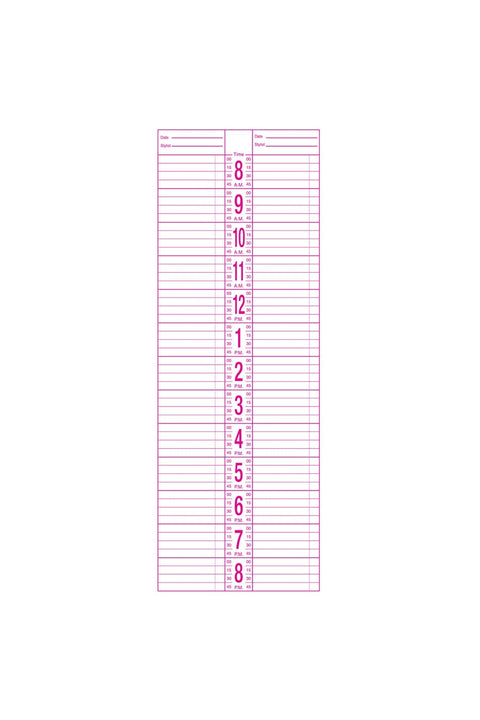 Professional 2 Column Appointment Book