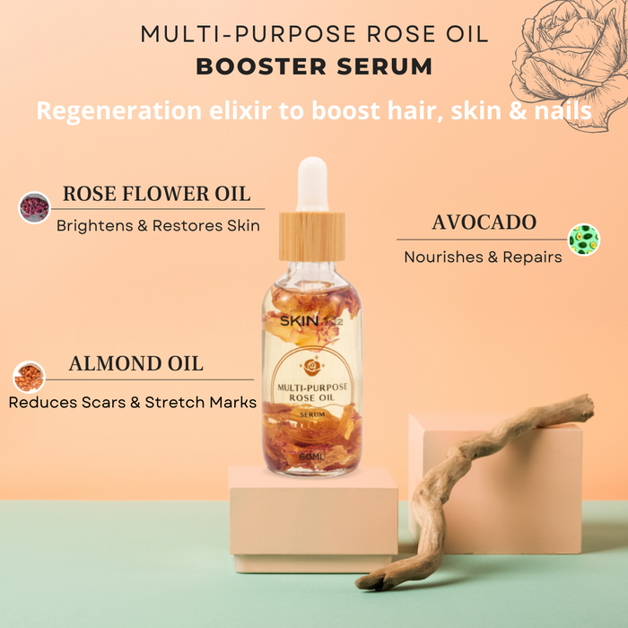 Skin O2 Multi-Purpose Rose Oil Serum