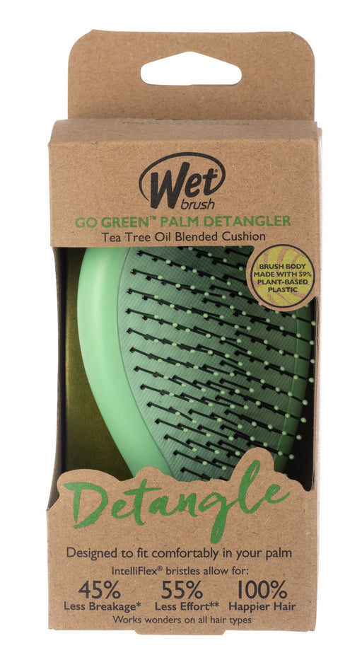 Wet Brush Go Green Palm Detangler - Green