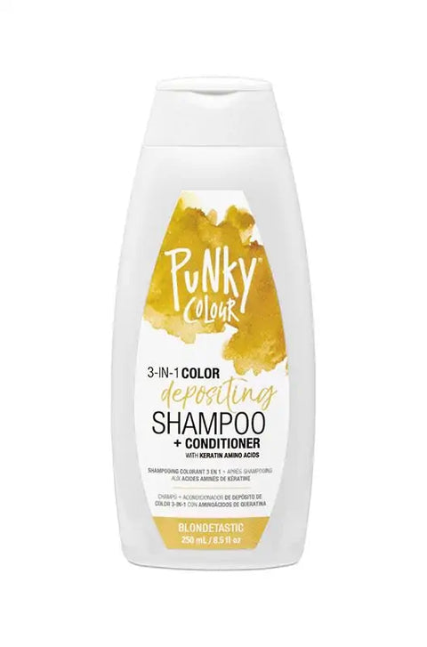 Punky 3-in-1 Color Depositing Shampoo + Conditioner - Blondetastic - Clearance!