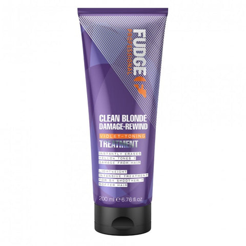 Fudge Clean Blonde Damage Rewind Violet Toning Treatment - Clearance!