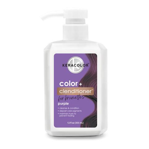 Keracolor Color + Clendtioner For Brunettes - Purple