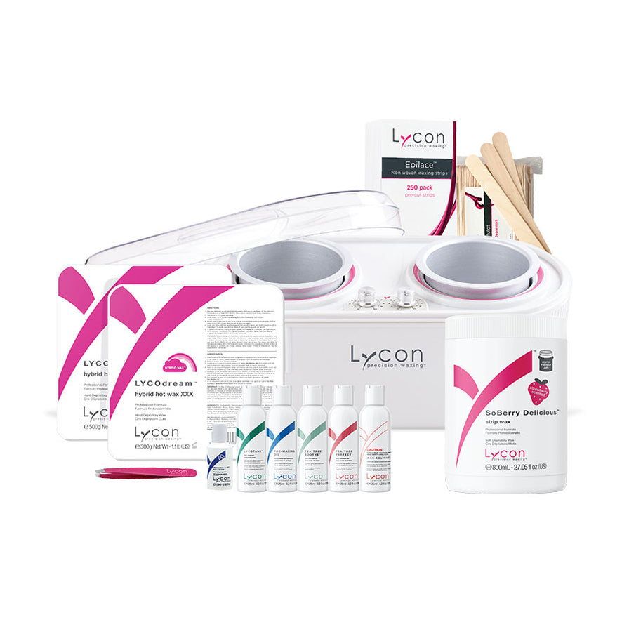 Lycon's Wax Solvent, Perfect Finish, Epilace Non Woven Wax Strips, Hand ...