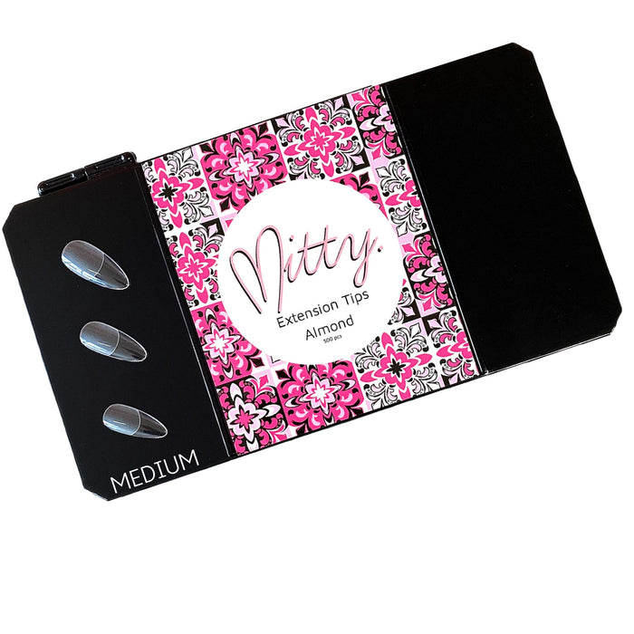 Mitty Almond Full Cover Nail Tips