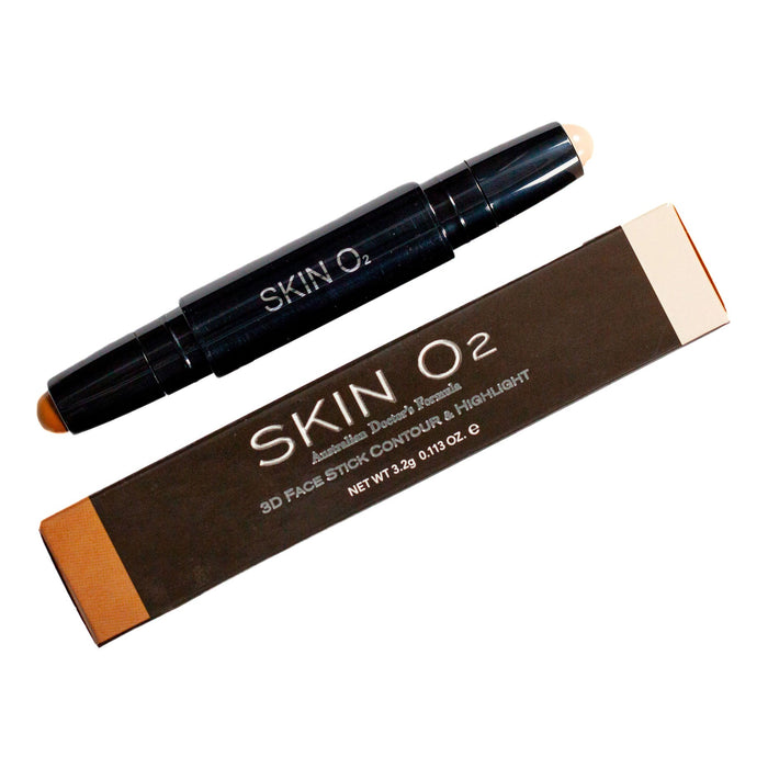 Skin O2 3D Face Stick - Contour and Highlight