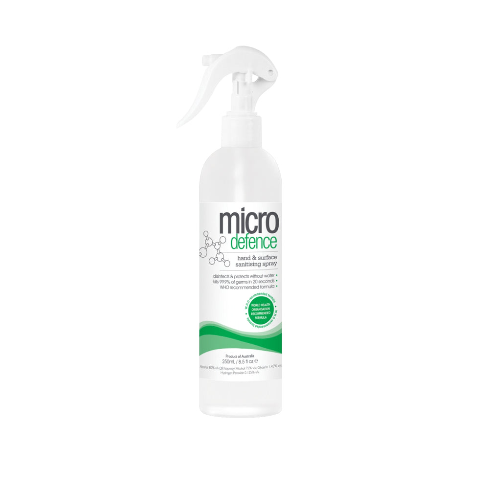Caron Micro Defence Hand & Surface Sanitising Spray 250ml