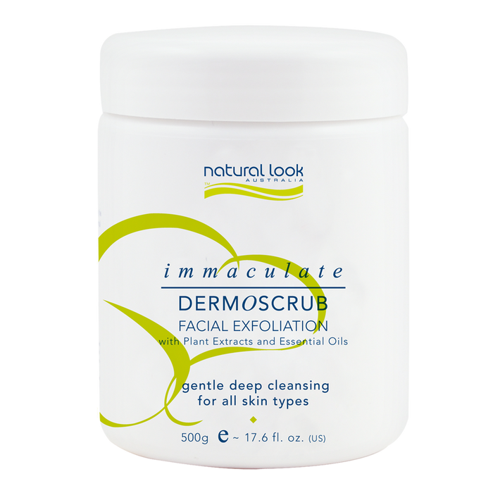 Natural Look Immaculate Dermoscrub Gentle Exfoliation Facial Scrub - Discontinued Packaging