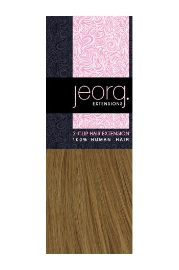 Jeorg. 2 Clip Human Hair  20 Inch