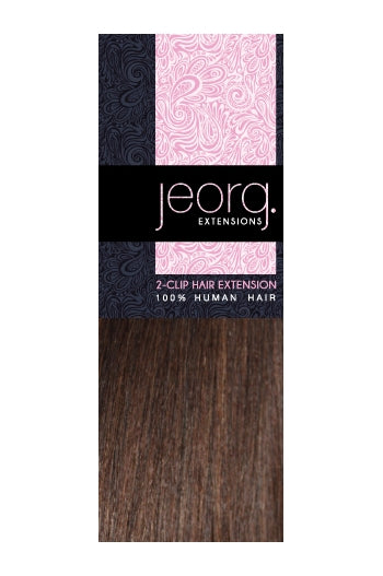 Jeorg. 2 Clip Human Hair  20 Inch