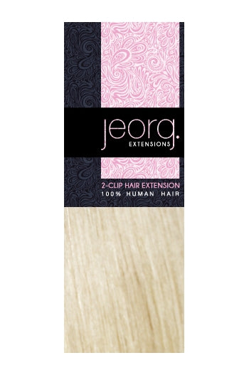 Jeorg. 2 Clip Human Hair  20 Inch