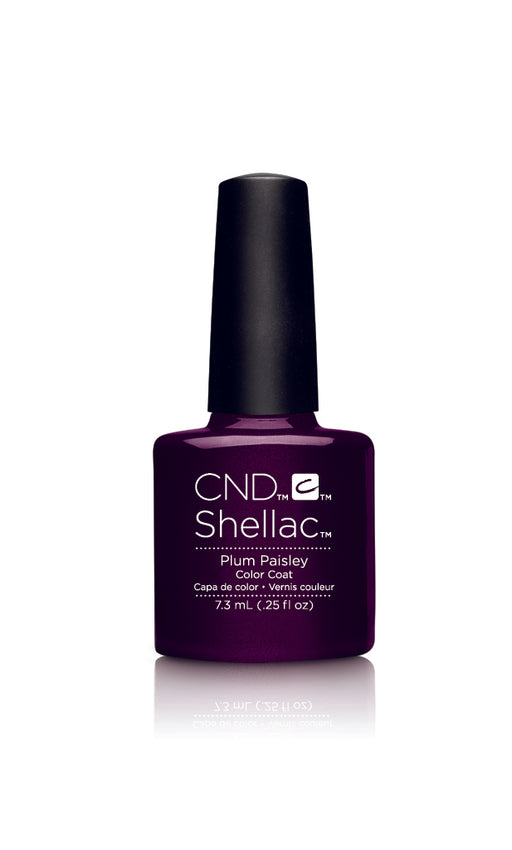 CND Shellac Plum Paisley