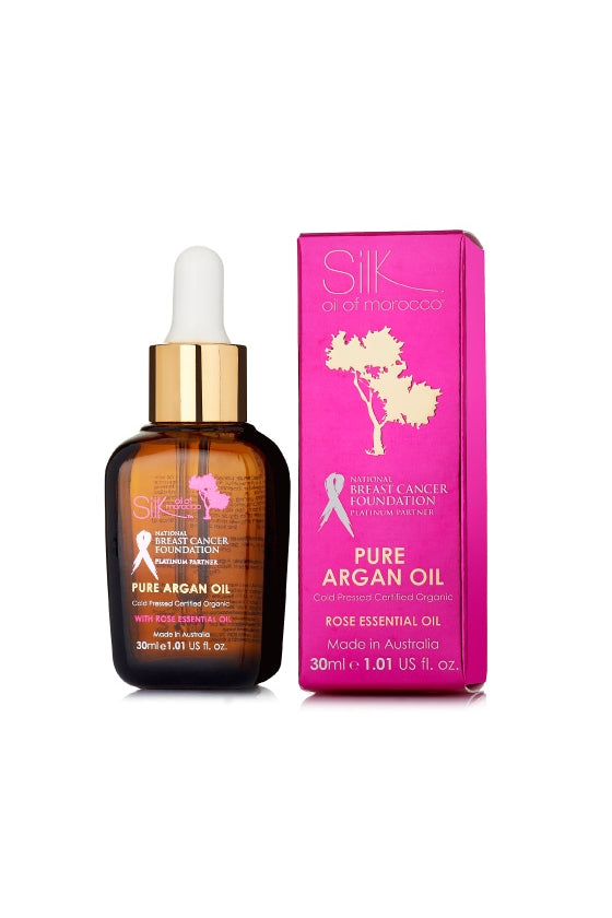 Silk Oil of Morocco Pure Argan Oil with Rose Essential Oil