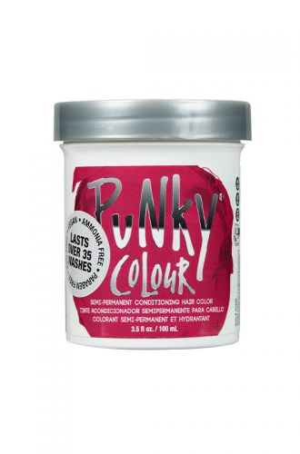 Punky Colour Semi-Permanent Conditioning Hair Colour - Rose Red