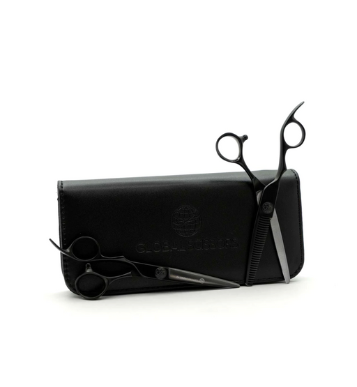 Global Scissors Ebony 6" Scissor & Thinner Bundle - Left Handed
