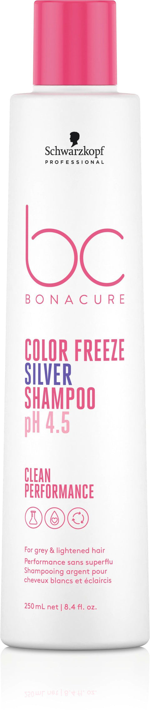 Schwarzkopf BC Clean Performance PH 4.5 Color Freeze Silver Shampoo