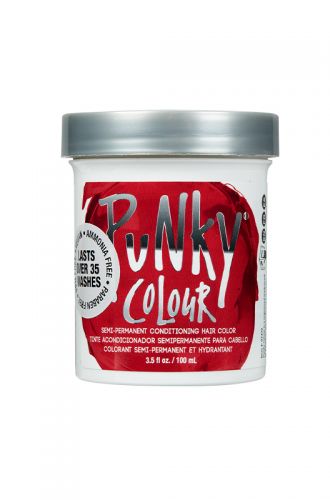 Punky Colour Semi-Permanent Conditioning Hair Colour - Vermillion Red