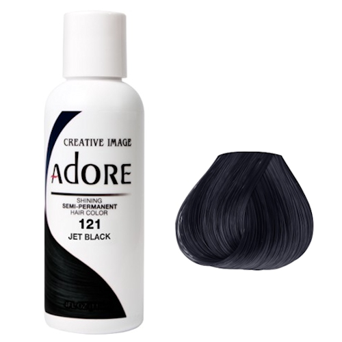 Adore Semi Permanent Hair Colour Jet Black