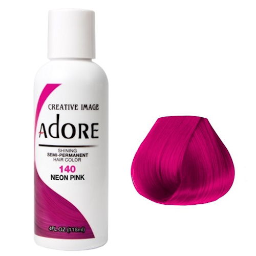 Adore Semi Permanent Hair Colour Neon Pink
