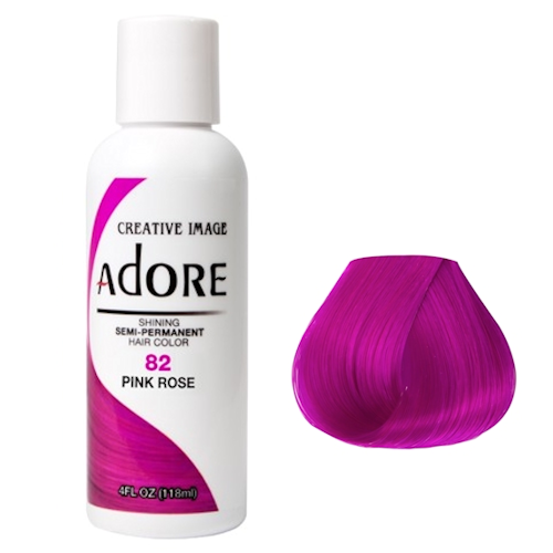 Adore Semi Permanent Hair Colour Pink Rose