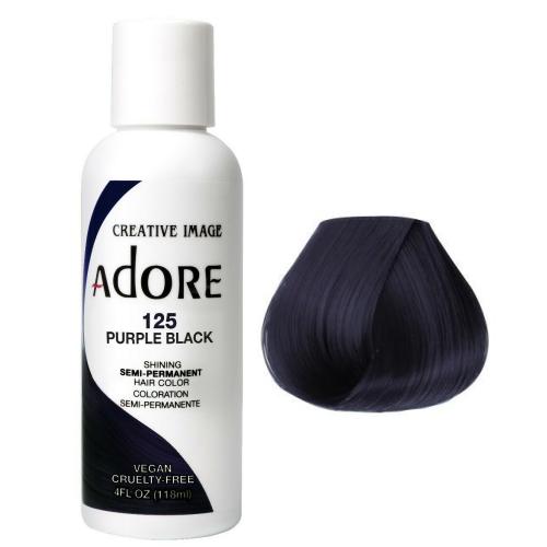 Adore Semi Permanent Hair Colour Purple Black