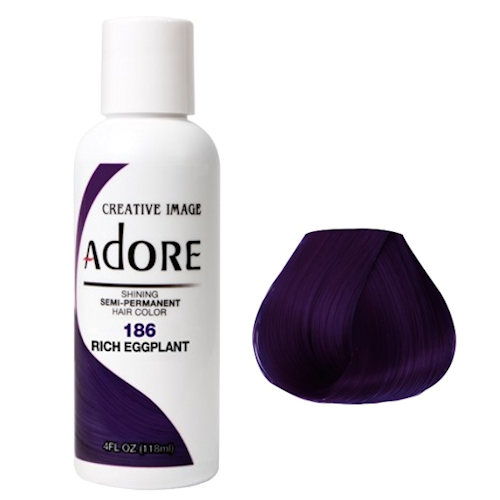 Adore Semi Permanent Hair Colour Rich Eggplant