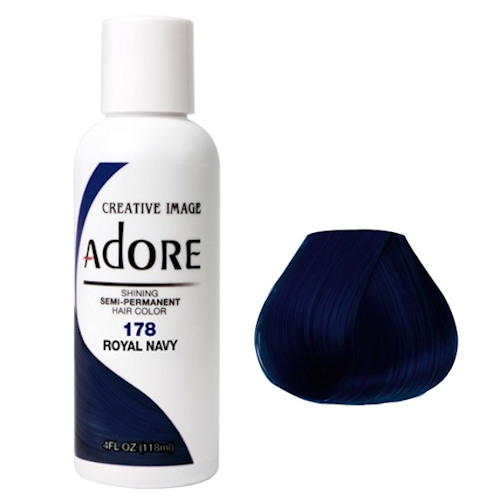 Adore Semi Permanent Hair Colour Royal Navy