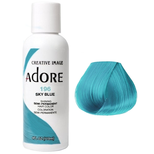 Adore Semi Permanent Hair Colour Sky Blue