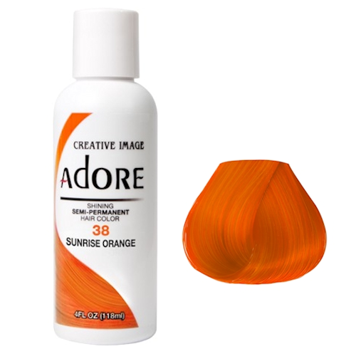 Adore Semi Permanent Hair Colour Sunrise Orange