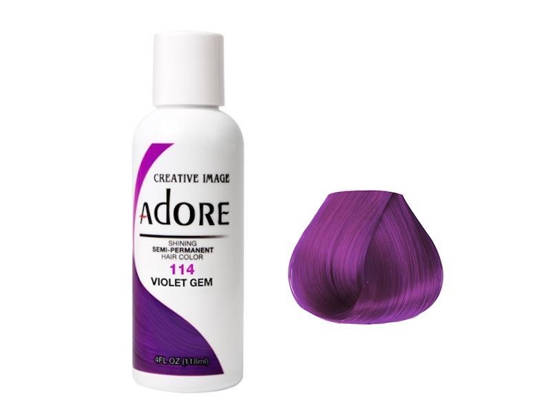 Adore Semi Permanent Hair Colour Violet Gem