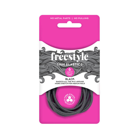 Freestyle Thin Elastics Metal Free 6pk