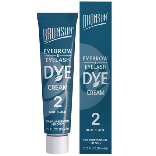 Bronsun Eyelash & Eyebrow Dye Cream - Blue Black #2