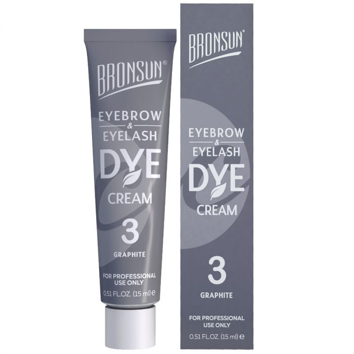 Bronsun Eyelash & Eyebrow Dye Cream - Graphite #3