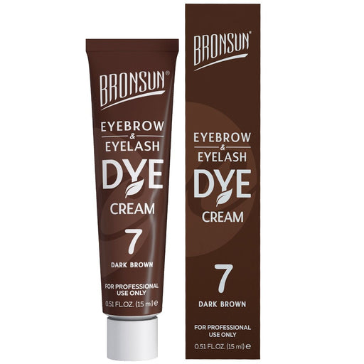 Bronsun Eyelash & Eyebrow Dye Cream - Dark Brown #7