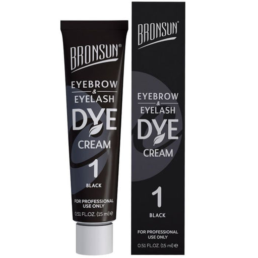 Bronsun Eyelash & Eyebrow Dye Cream - Black #1