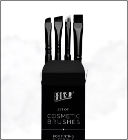 Bronsun Cosmetic Brush Set - 4pk