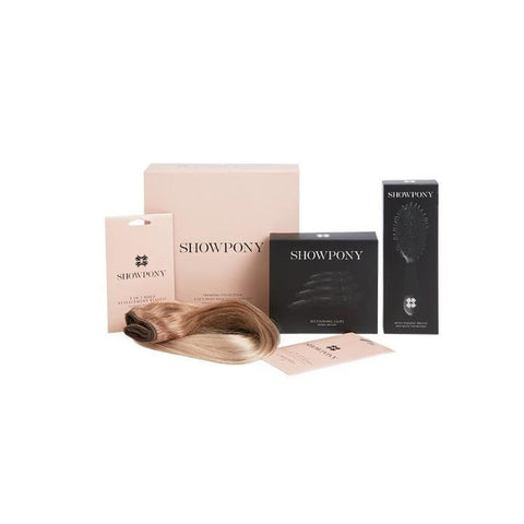 Showpony 20" 3 in 1 Halo Hair Extension Box Set