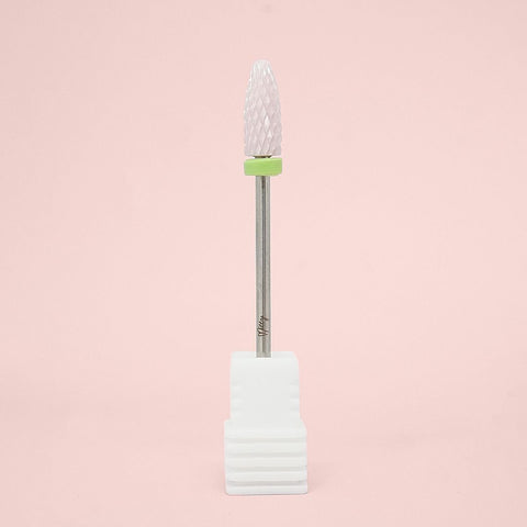 Mitty Pink Ceramic Corn Nail Drill Bit - Coarse