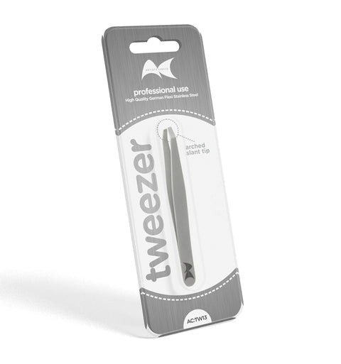 Artists Choice Arched Slant Tip Tweezer Stainless Steel