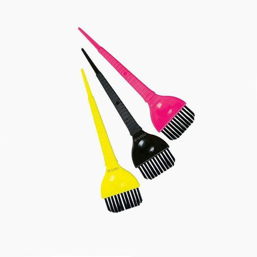 Colortrak Color Firm Bristles Wide Tint Brushes - 3pk